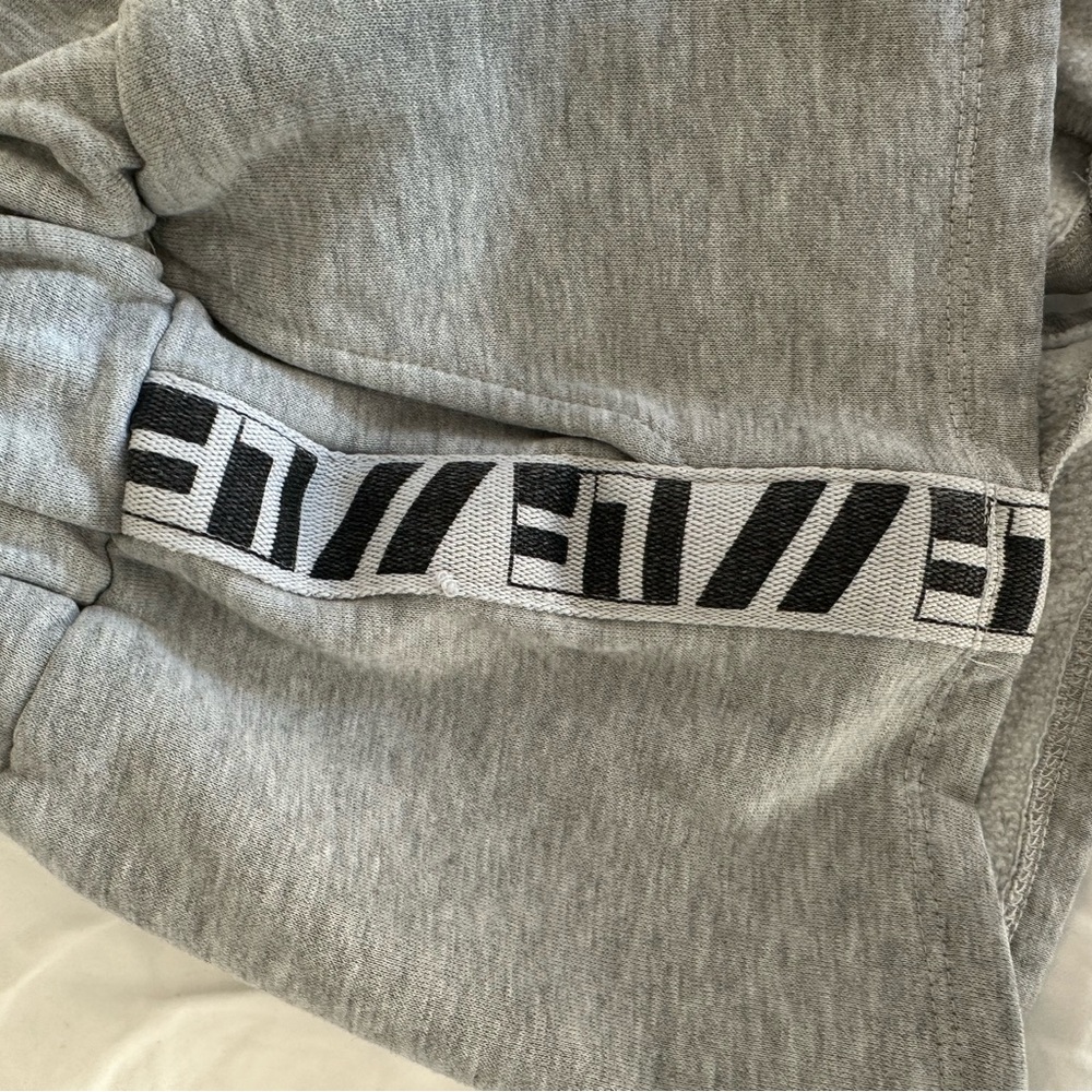 LF Gray Athletic Shorts with Elastic Waistband